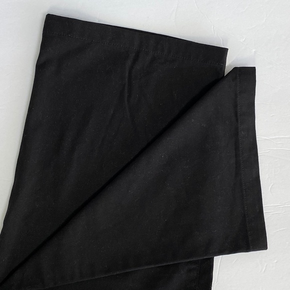 Men's Black Flat Front Chino - Picture 6 of 8